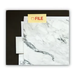 ACCUSTAMP2 1.63 in. x 0.5 in. Pre-Inked FILE Shutter Stamp - Red