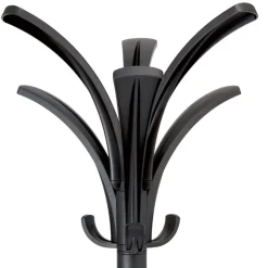 Alba 13.75w x 13.75d x 66.25h Brio Coat Stand - Black