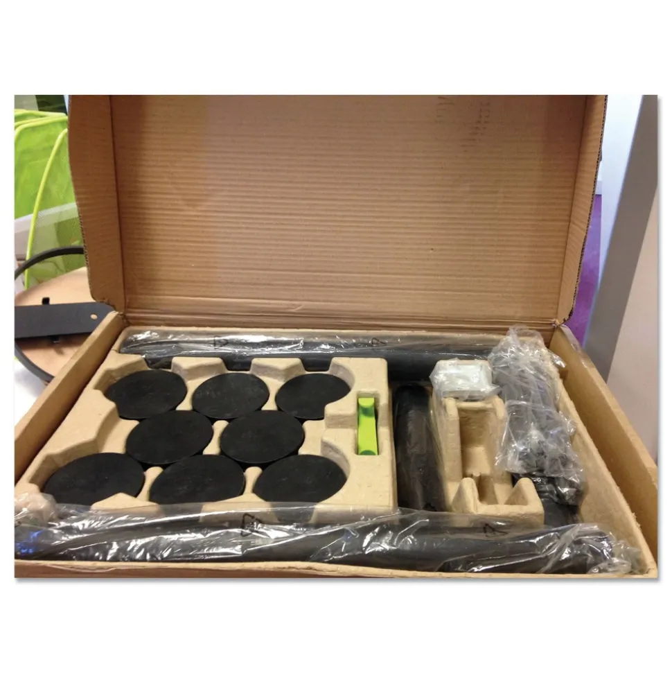 Alba 15w x 15d x 69.3h Stan3 8-Knob Steel Coat Rack - Black