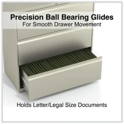 Alera 25488 36 in. x 18.63 in. x 40.25 in. 3 Legal/Letter/A4/A5 Size Lateral File Drawers - Putty