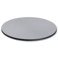 Alera 35.5 in. Diameter Round Reversible Laminate Table Top - White/Gray