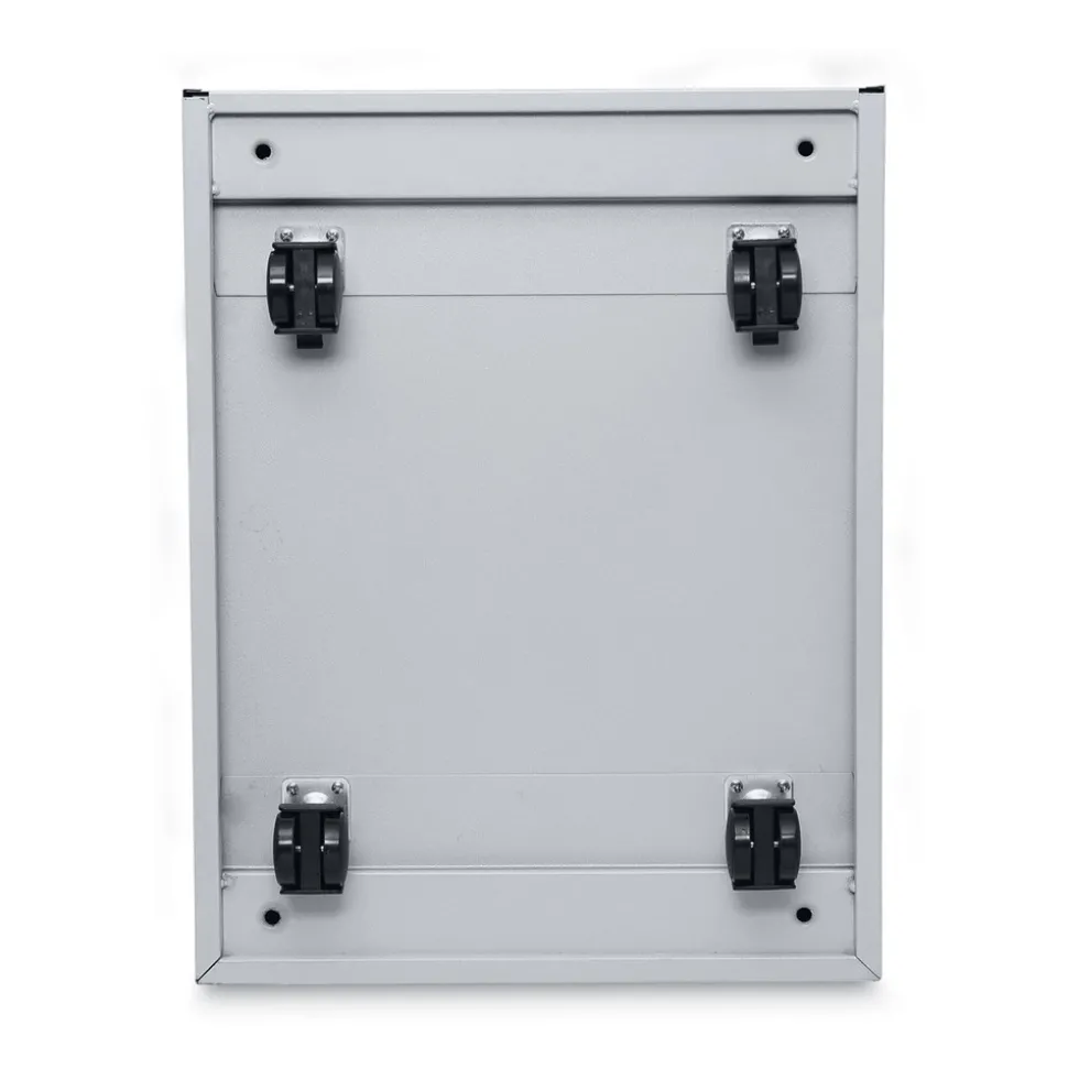 Alera 14.96 in. x 19.29 in. x 27.75 in. 2 Legal/Letter-Size File Drawers Left or Right File Pedestal - Light Gray