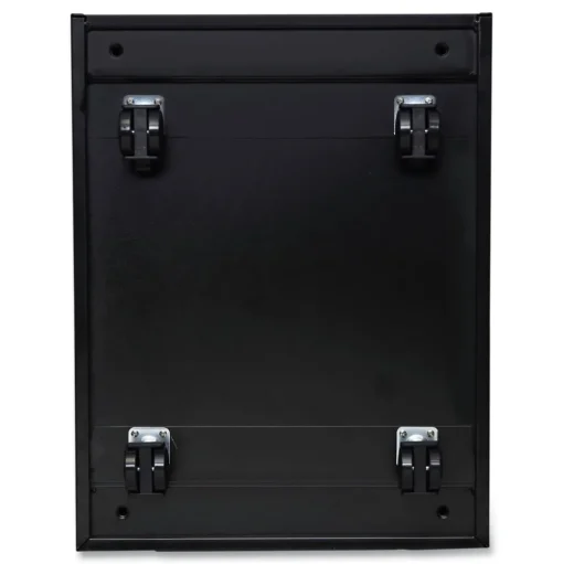 Alera 14.96 in. x 19.29 in. x 27.75 in. 2 Legal/Letter-Size File Drawers Left or Right File Pedestal with Full-Length Pull - Black