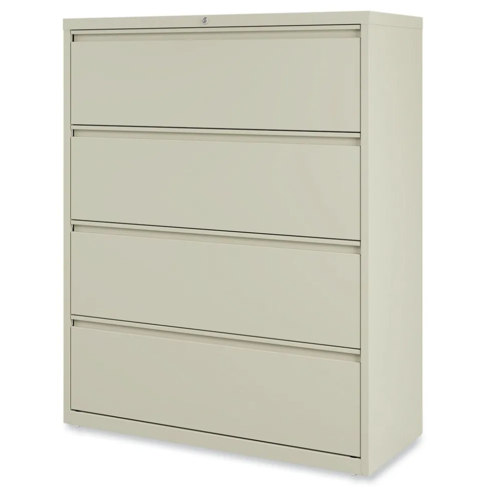Alera 42 in. x 18.63 in. x 52.5 in. 4 Legal/Letter Size Lateral File Drawers - Putty