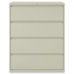 Alera 42 in. x 18.63 in. x 52.5 in. 4 Legal/Letter Size Lateral File Drawers - Putty