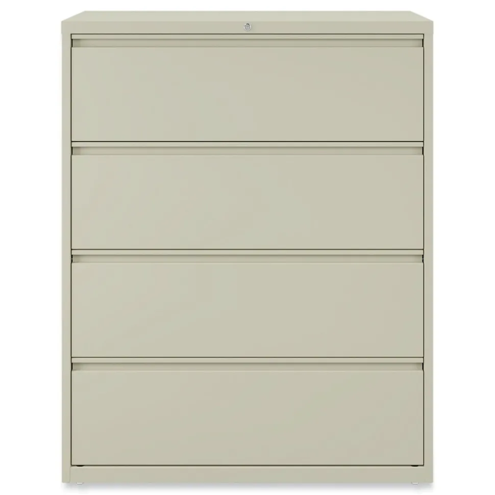 Alera 42 in. x 18.63 in. x 52.5 in. 4 Legal/Letter Size Lateral File Drawers - Putty