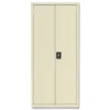 Alera 30 in. x 15 in .x 66 in. 4 Shelves Economy Assembled Storage Cabinets - Putty