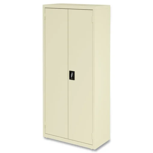 Alera 30 in. x 15 in .x 66 in. 4 Shelves Economy Assembled Storage Cabinets - Putty