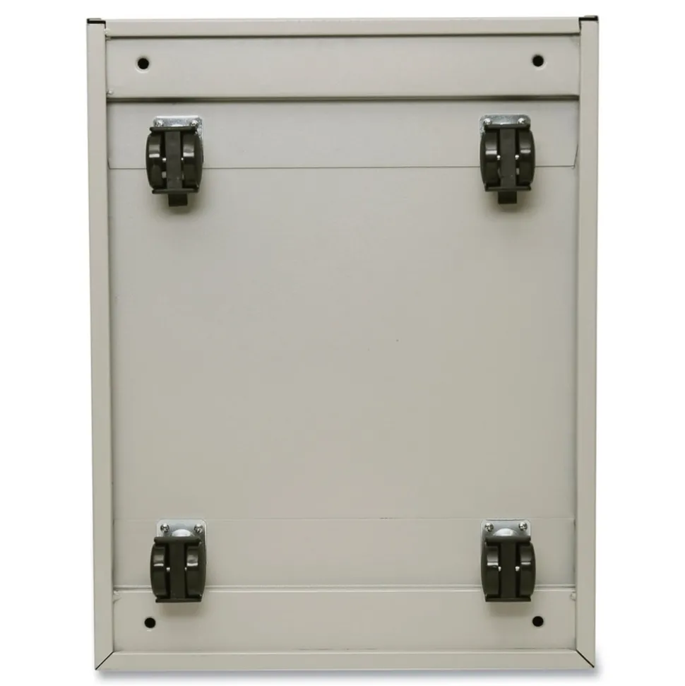 Alera 14.96 in. x 19.29 in. x 21.65 in. 2-Drawers: Box/File Legal/Letter Left or Right File Pedestal with Full-Length Pull - Putty