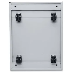 Alera 14.96 in. x 19.29 in. x 21.65 in. 2-Drawers: Box/File Legal/Letter Left or Right File Pedestal with Full-Length Pull - Light Gray