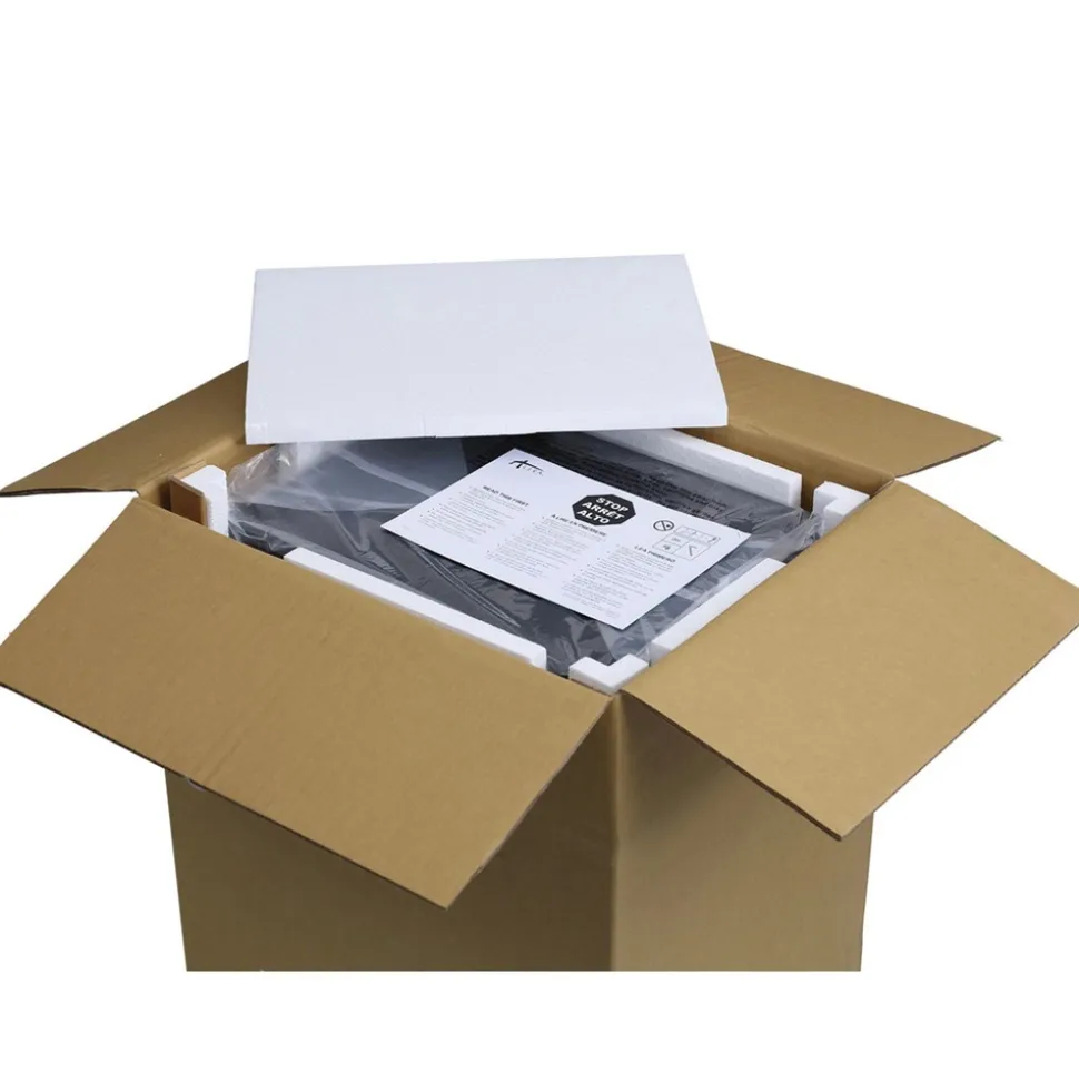 Alera 14.96 in. x 19.29 in. x 21.65 in. 2-Drawers: Box/File Legal/Letter Left or Right File Pedestal - Charcoal