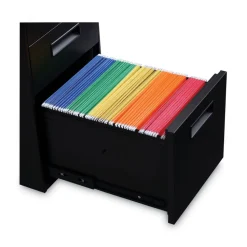Alera 14.96 in. x 19.29 in. x 27.75 in. 3-Drawers: Box/Box/File Legal/Letter Left or Right File Pedestal - Black