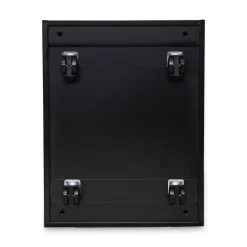 Alera 14.96 in. x 19.29 in. x 27.75 in. 3-Drawers: Box/Box/File Legal/Letter Left or Right File Pedestal - Black