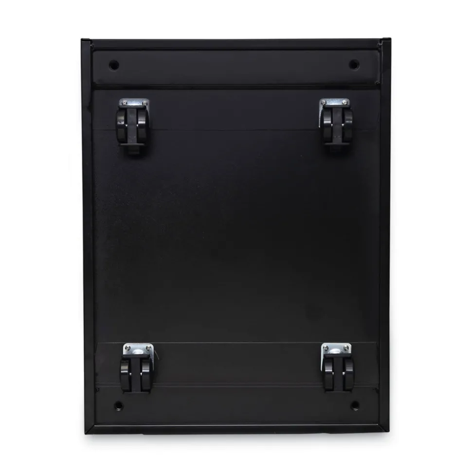 Alera 14.96 in. x 19.29 in. x 27.75 in. 3-Drawers: Box/Box/File Legal/Letter Left or Right File Pedestal - Black
