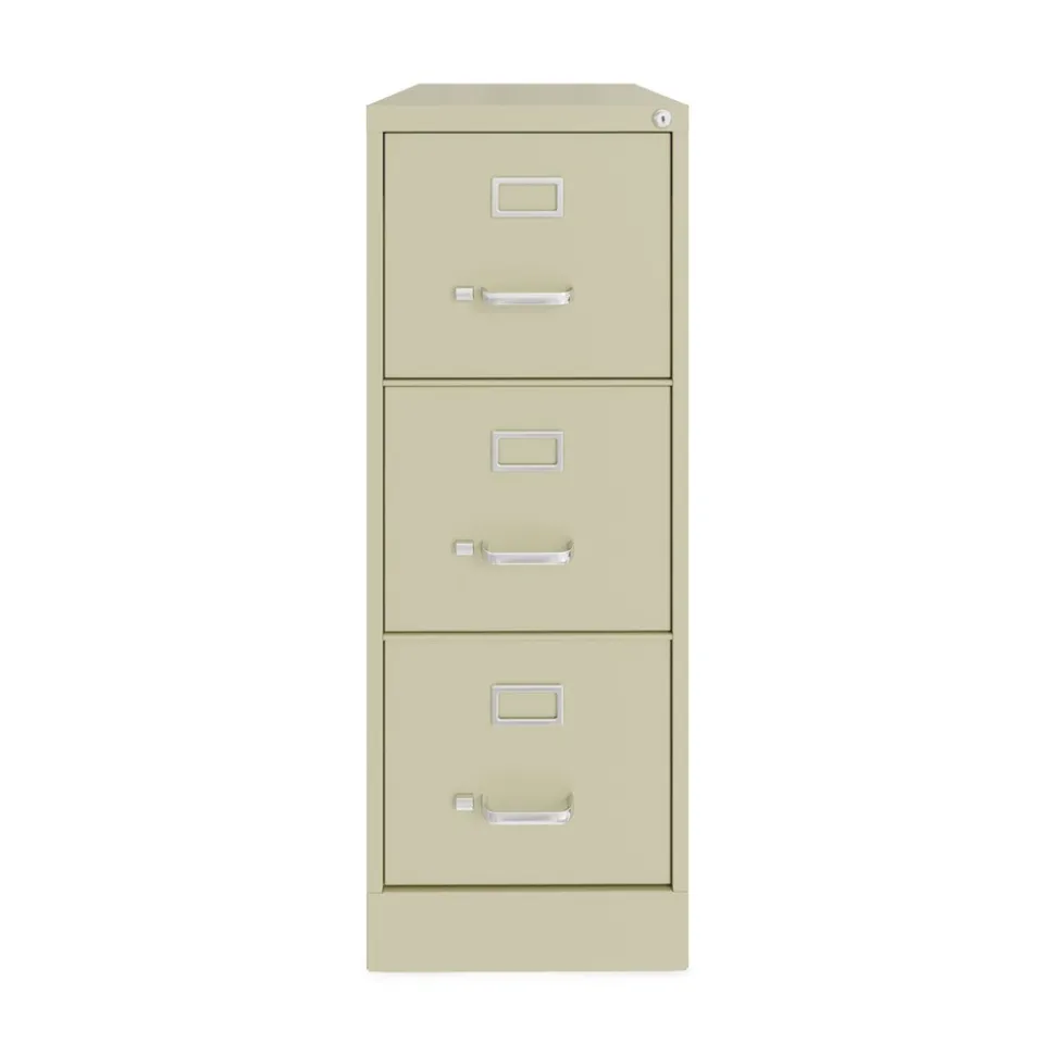 Alera 15 in. x 22 in. x 40.19 in. Letter-Size 3-Drawer Economy Vertical File - Putty
