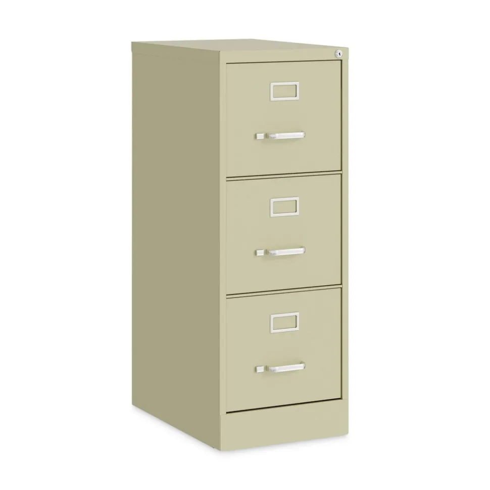 Alera 15 in. x 22 in. x 40.19 in. Letter-Size 3-Drawer Economy Vertical File - Putty