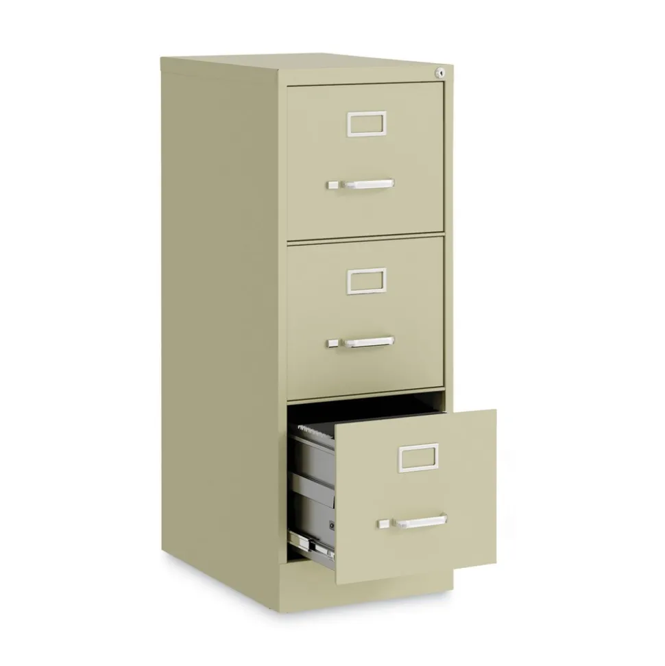 Alera 15 in. x 22 in. x 40.19 in. Letter-Size 3-Drawer Economy Vertical File - Putty