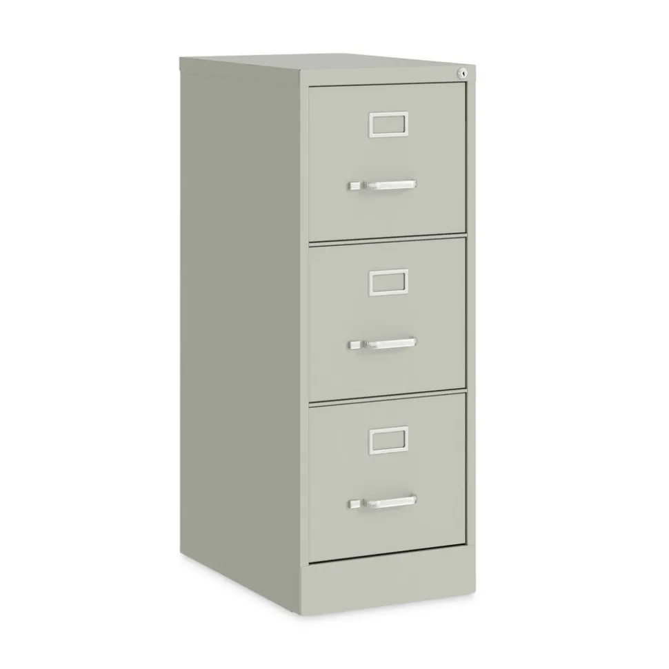 Alera 15 in. x 22 in. x 40.19 in. Letter-Size 3-Drawer Economy Vertical File - Light Gray