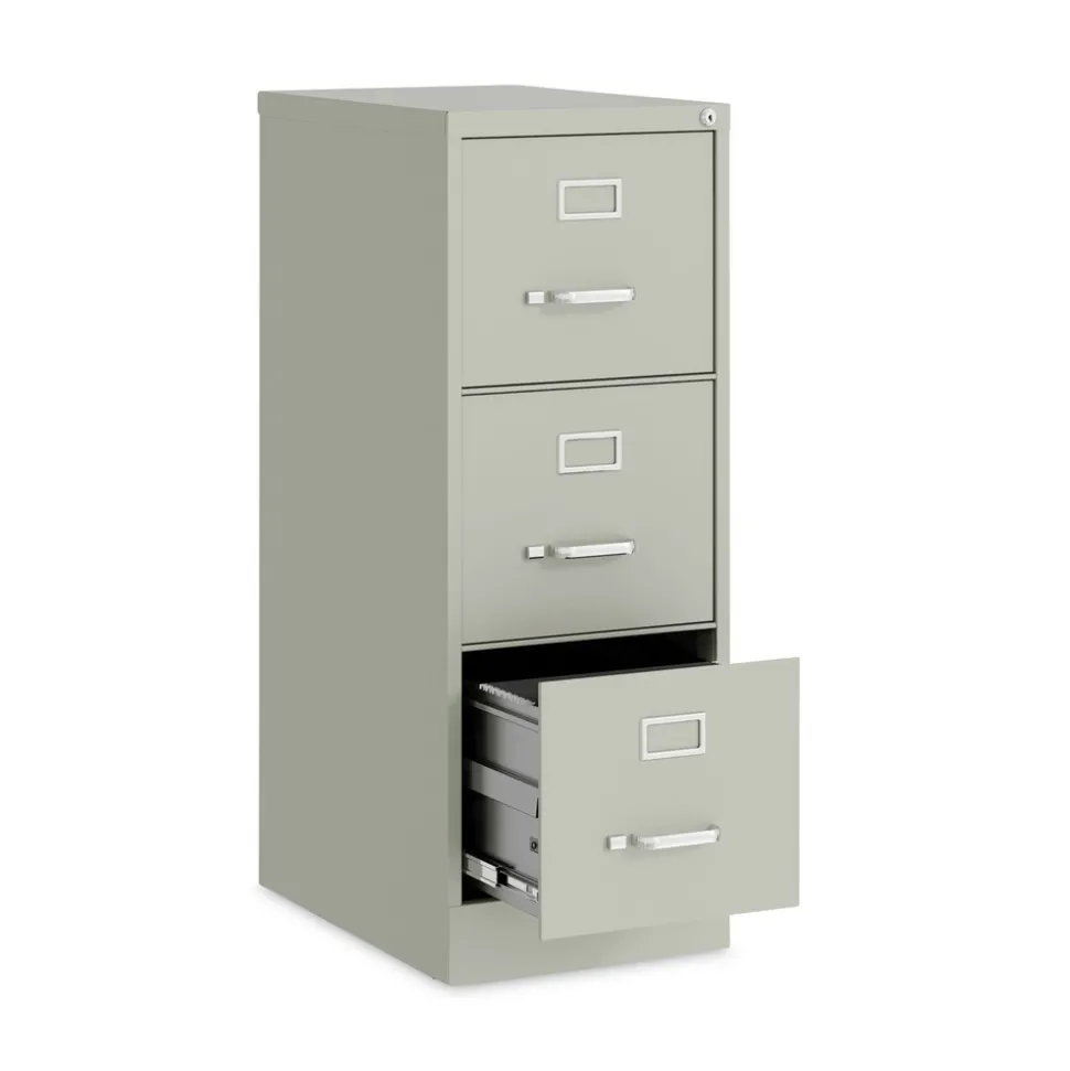 Alera 15 in. x 22 in. x 40.19 in. Letter-Size 3-Drawer Economy Vertical File - Light Gray