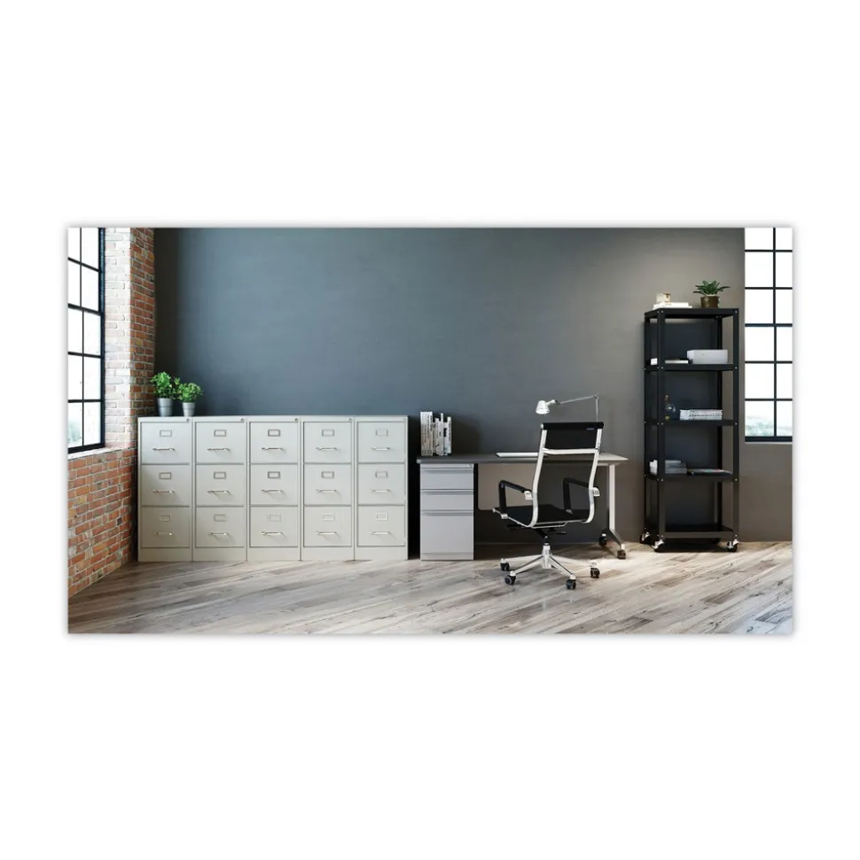 Alera 15 in. x 22 in. x 40.19 in. Letter-Size 3-Drawer Economy Vertical File - Light Gray