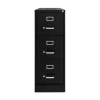 Alera 15 in. x 22 in. x 40.19 in. Letter-Size 3-Drawer Economy Vertical File - Black