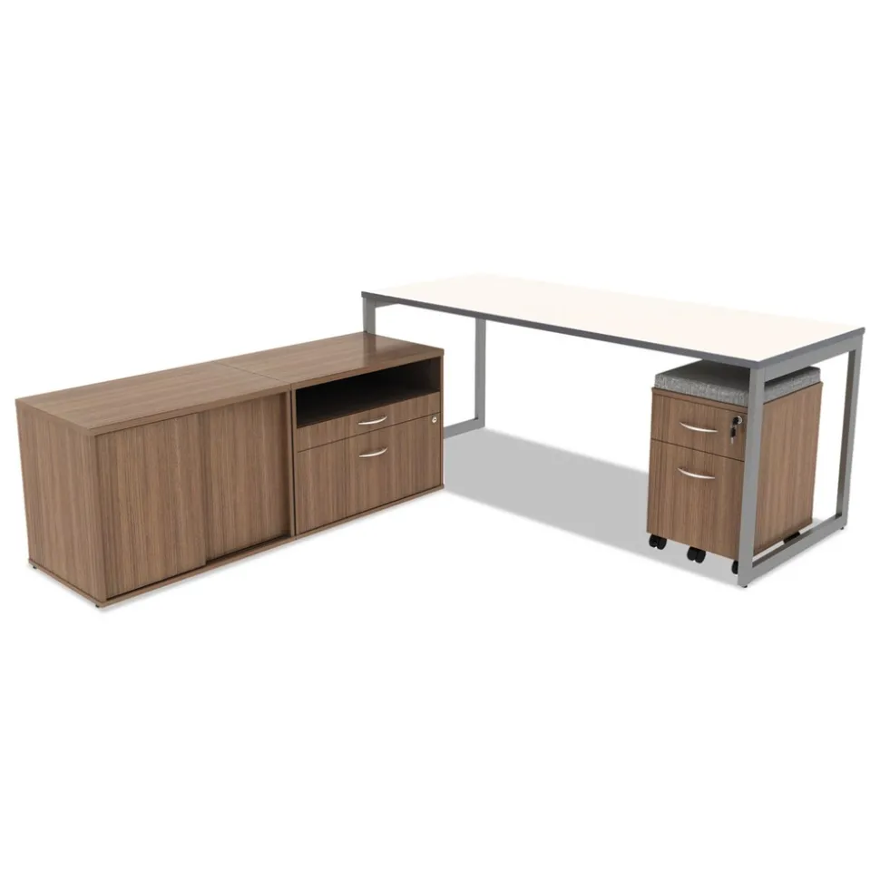 Alera 14.88 in. x 19.13 in. x 2.13 in. Pedestal File Seat Cushion - Tan Quartz