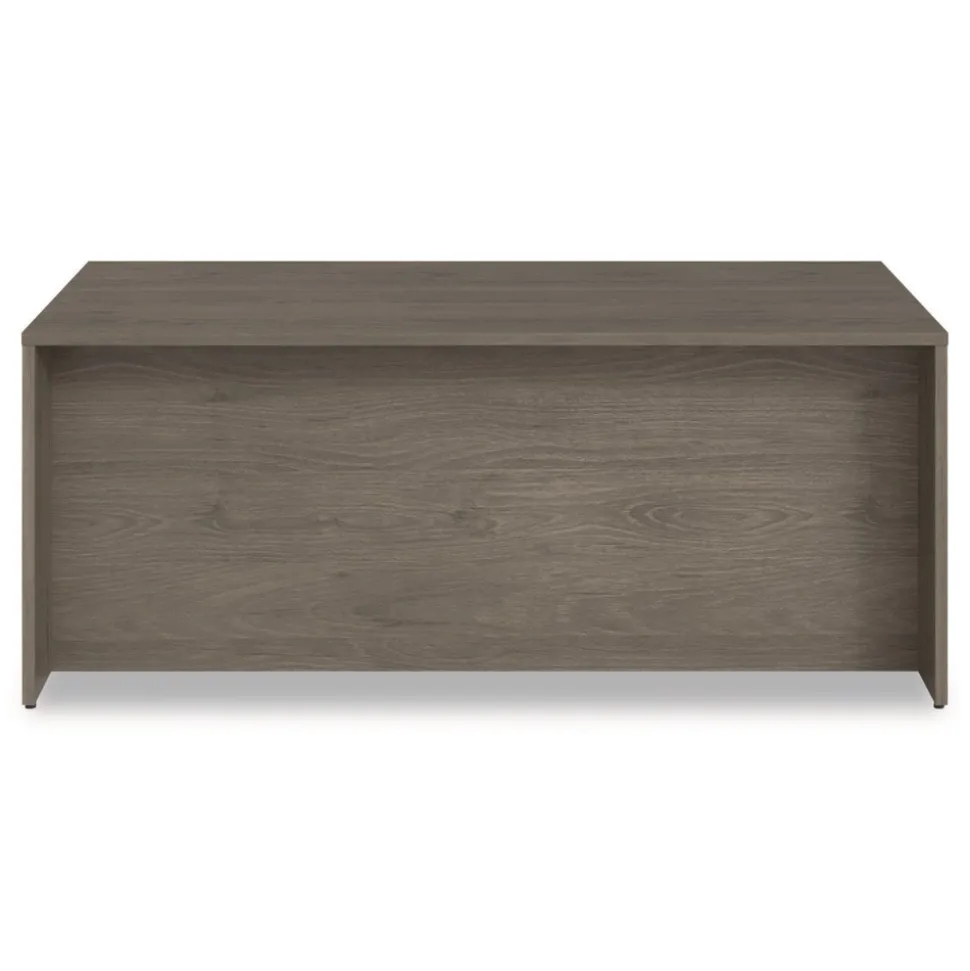 Alera 72 in. x 36 in. x 29 in. Seville Series Double Pedestal Desk - Walnut