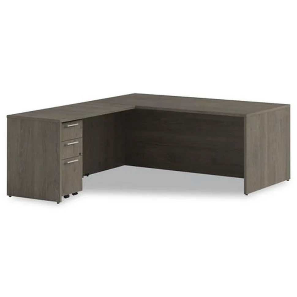 Alera 72 in. x 36 in. x 29 in. Seville Series Desk Shell - Walnut