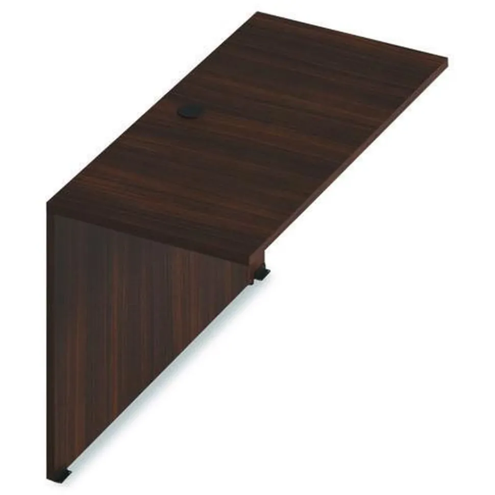 Alera 48 in. x 24 in. x 29 in. Seville Series Bridge Return - Mahogany