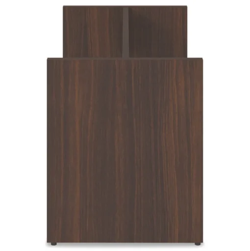 Alera 50 in. x 22 in. x 28 in. Seville 96 in. Wide Conference Table Base - Mahogany