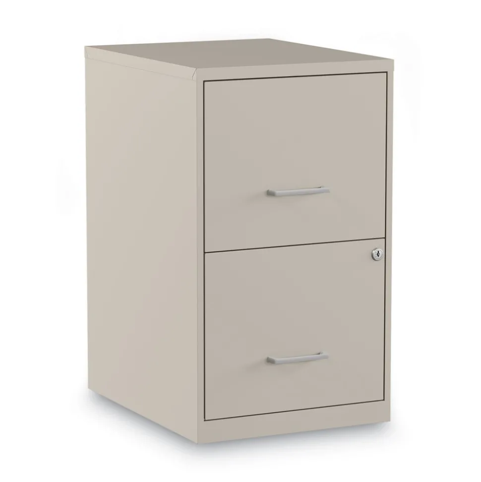 Alera 14 in. x 18 in. x 24.1 in. Soho 2-Drawer Vertical Letter File Cabinet - Putty