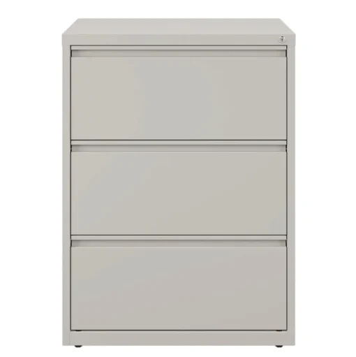 Alera 30 in. x 18.62 in. x 40.25 in. Three Legal/Letter-Size File Drawers Lateral File Cabinet - Light Gray