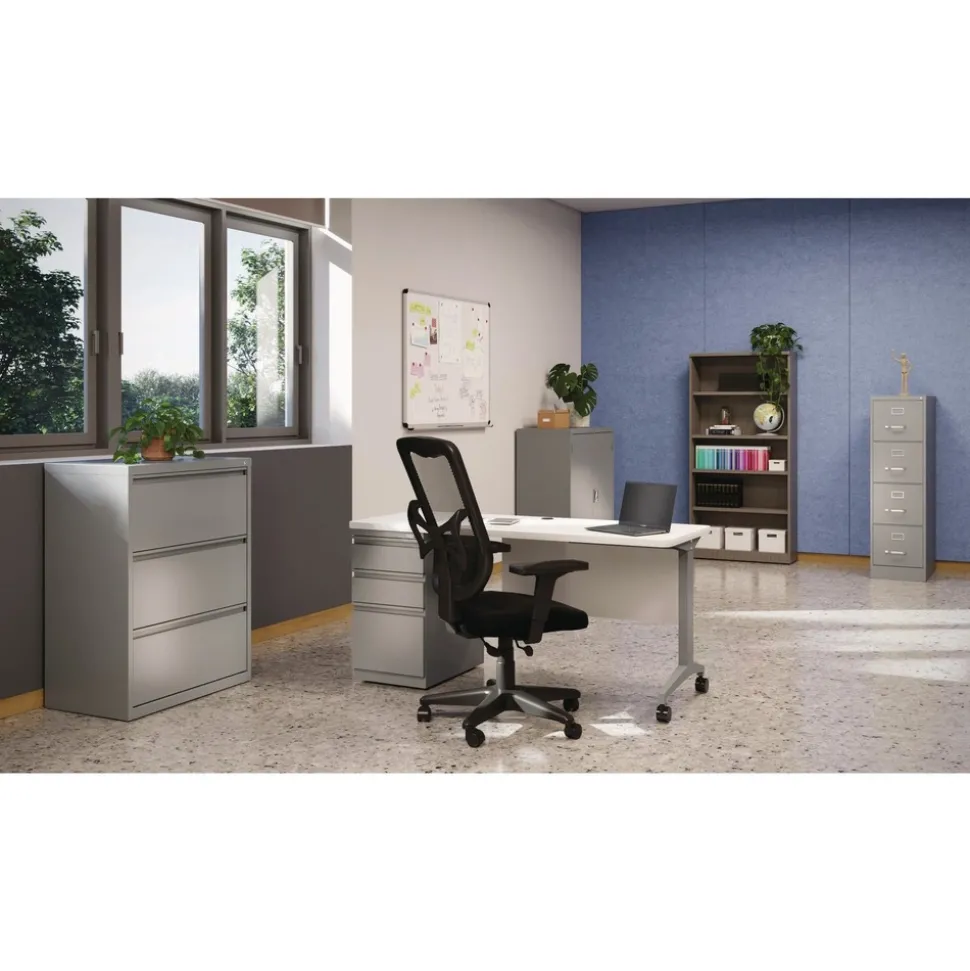 Alera 30 in. x 18.62 in. x 40.25 in. Three Legal/Letter-Size File Drawers Lateral File Cabinet - Light Gray