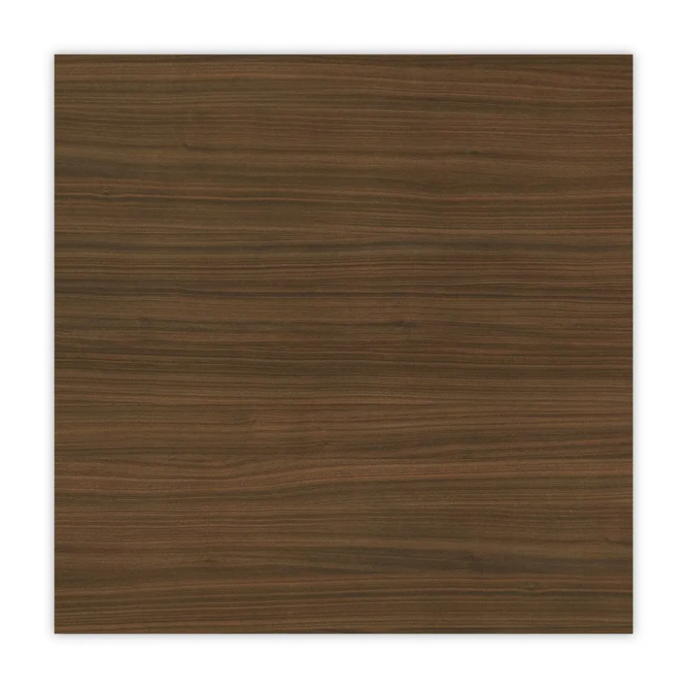 Alera 64.75 in. x 15 in. x 35.38 in. Valencia Series 4-Compartment Hutch with Doors - Modern Walnut