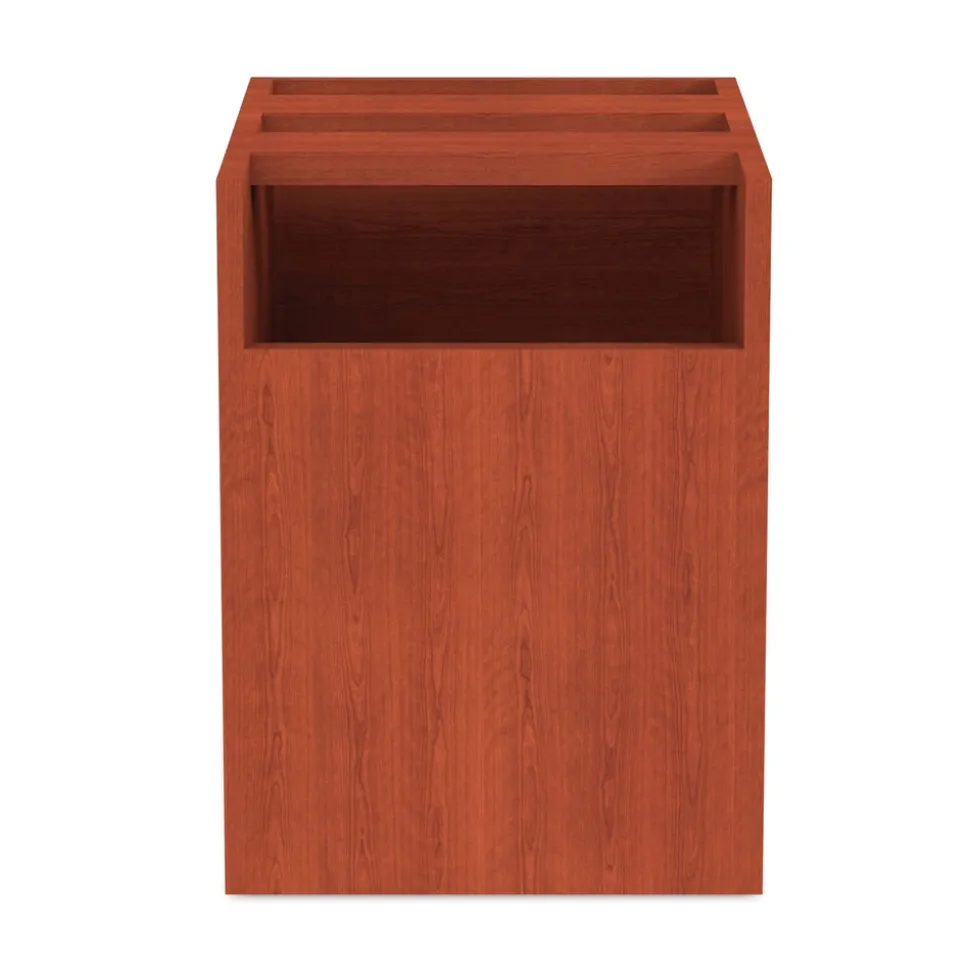 Alera 15.63 in. x 20.5 in. x 19.25 in. Valencia Series 2-Drawer Hanging File Pedestal - Cherry