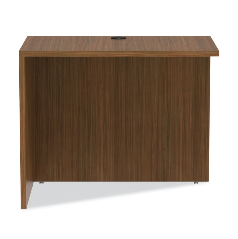 Alera 35 in. x 23.63 in. x 29.5 in. Valencia Series Reversible Return/Bridge Shell - Modern Walnut