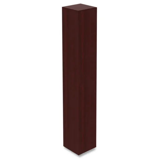 Alera 11.81 in. x 11.81 in. x 71.73 in. Valencia Series 6 Shelf Narrow Profile Bookcase - Mahogany