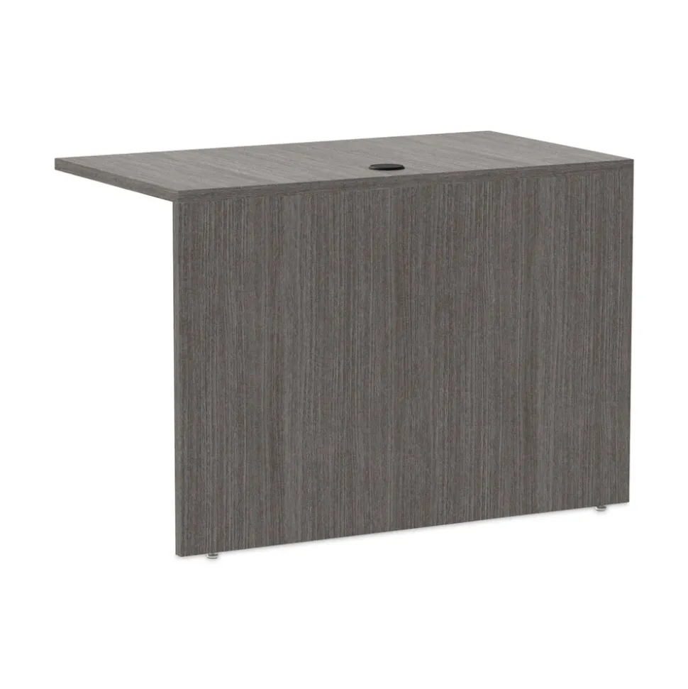 Alera 42 in. x 23.63 in. x 29.5 in. Valencia Series Reversible Return/Bridge Shell - Gray