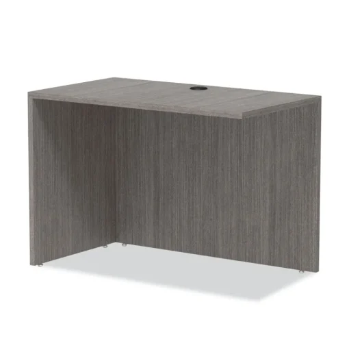 Alera 42 in. x 23.63 in. x 29.5 in. Valencia Series Reversible Return/Bridge Shell - Gray