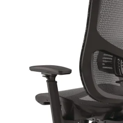Alera ALEHL42BME18 Hollins Ergonomic Mesh Swivel Task Chair Supports Up to 275lb 18.57 to 22.54 Seat Height Black Seat/Back Black Base
