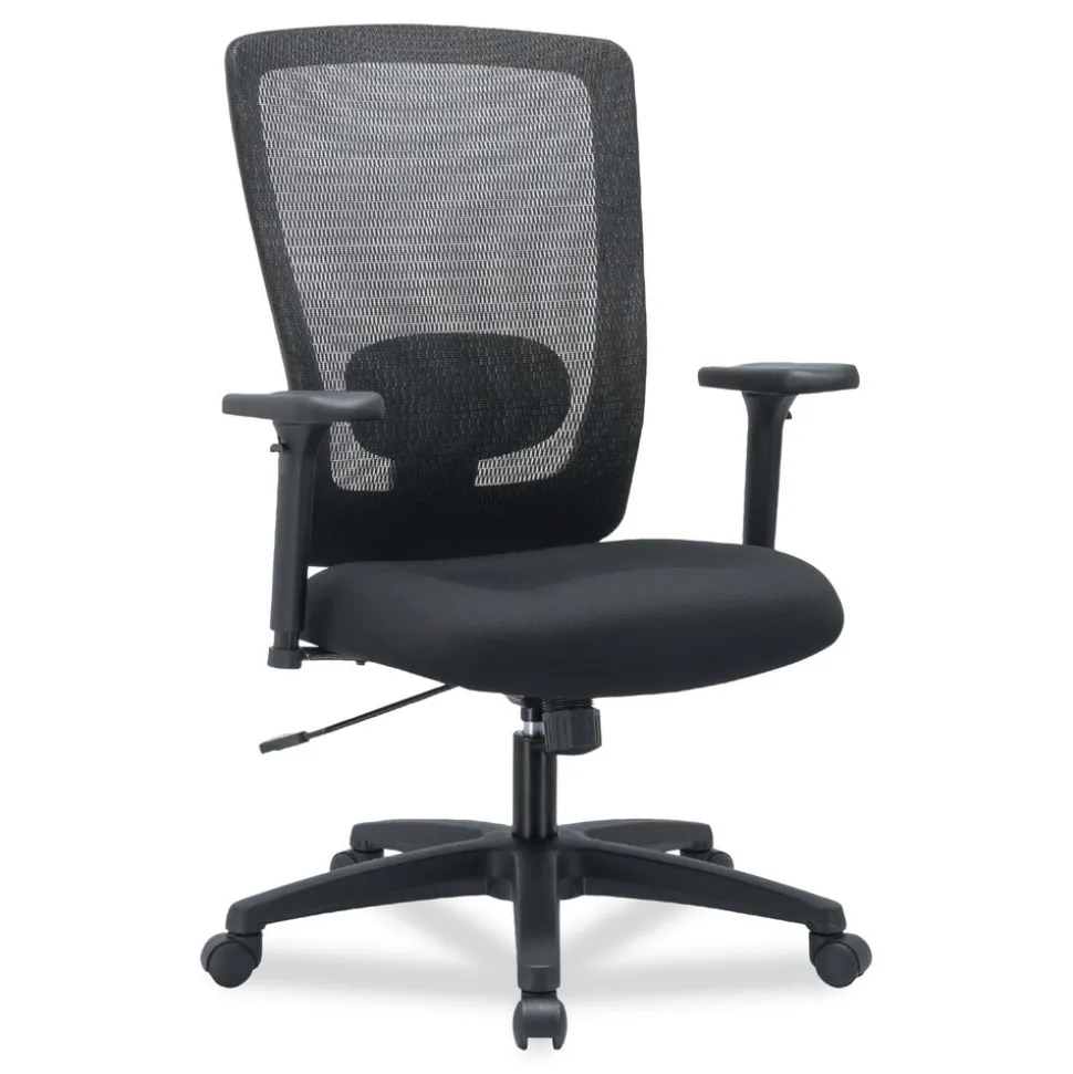 Alera Envy Series Mesh High-Back 250 lbs. Capacity Multifunction Chair - Black