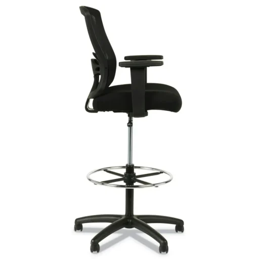 Alera Etros Series 36.13 in. Height 275 lbs. Capacity Mesh Stool - Black