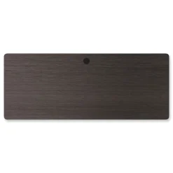 Alera Modern Teacher Series 60 in. x 24 in. x 28.75 in. Left-Side Pedestal: Box/Box/File Pedestal Desk - Charcoal Woodgrain/Gray