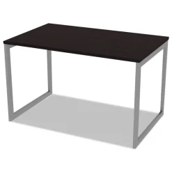 Alera Open Office Desk Series 47.25 to 70.78w x 29.5d x 28.5h Adjustable O-Leg Desk Base - Silver