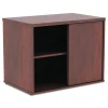 Alera Open Office Desk Series 29.5w x 19.13d x 22.78h Low Storage Cabinet Credenza - Medium Cherry