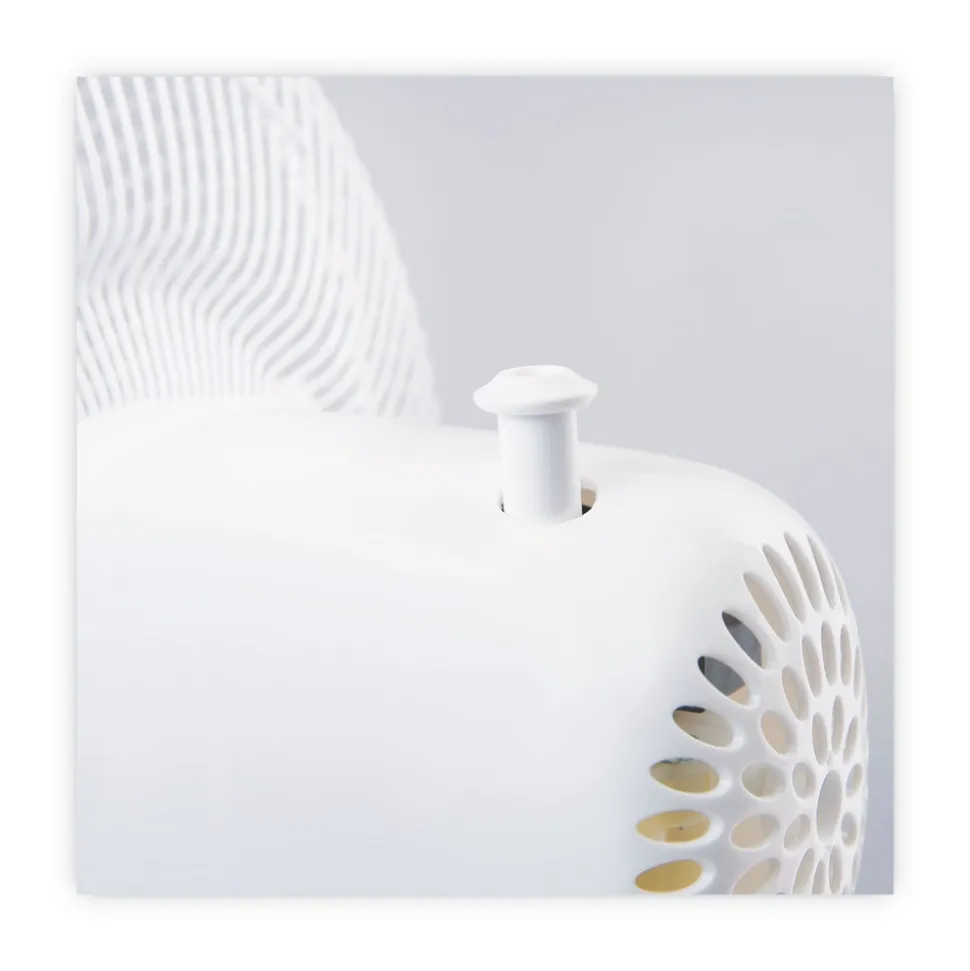 Alera 3-Speed 12 in. Plastic Oscillating Desk Fan - White