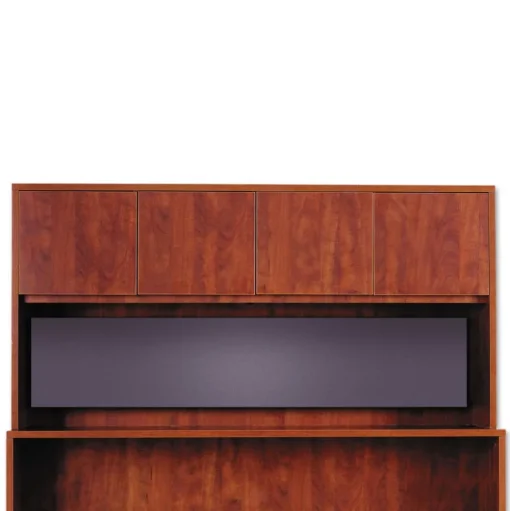 Alera Valencia Series 62-3/8 in. x 1/2 in. x 14 in. Tackboard for Open Storage Hutch - Charcoal