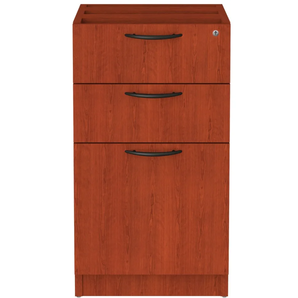 Alera Valencia Series 15.63 in. x 20.5 in. x 28.5 in. Box/File Full Pedestal - Mahogany