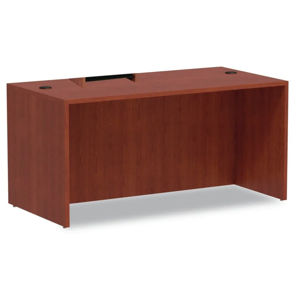 Alera Valencia Series 15.75 in. x 9.88 in. x 10.88 in. Under Counter Organizer Shelf - Cherry