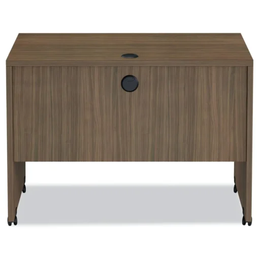 Alera Valencia Series 41.38 in. x 23.63 in. x 30 in. Mobile Workstation Desk - Modern Walnut